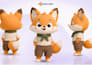 create cute 3d character, mascot and cartoon models for animation